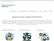 Tablet Screenshot of lightpoint.cz
